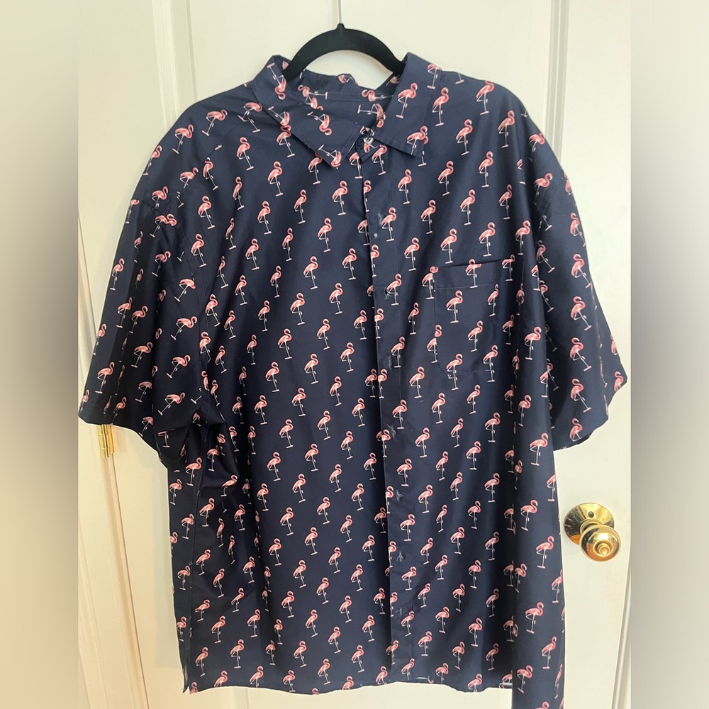 NEW HB men’s classic pattern button-down in size 2 XL